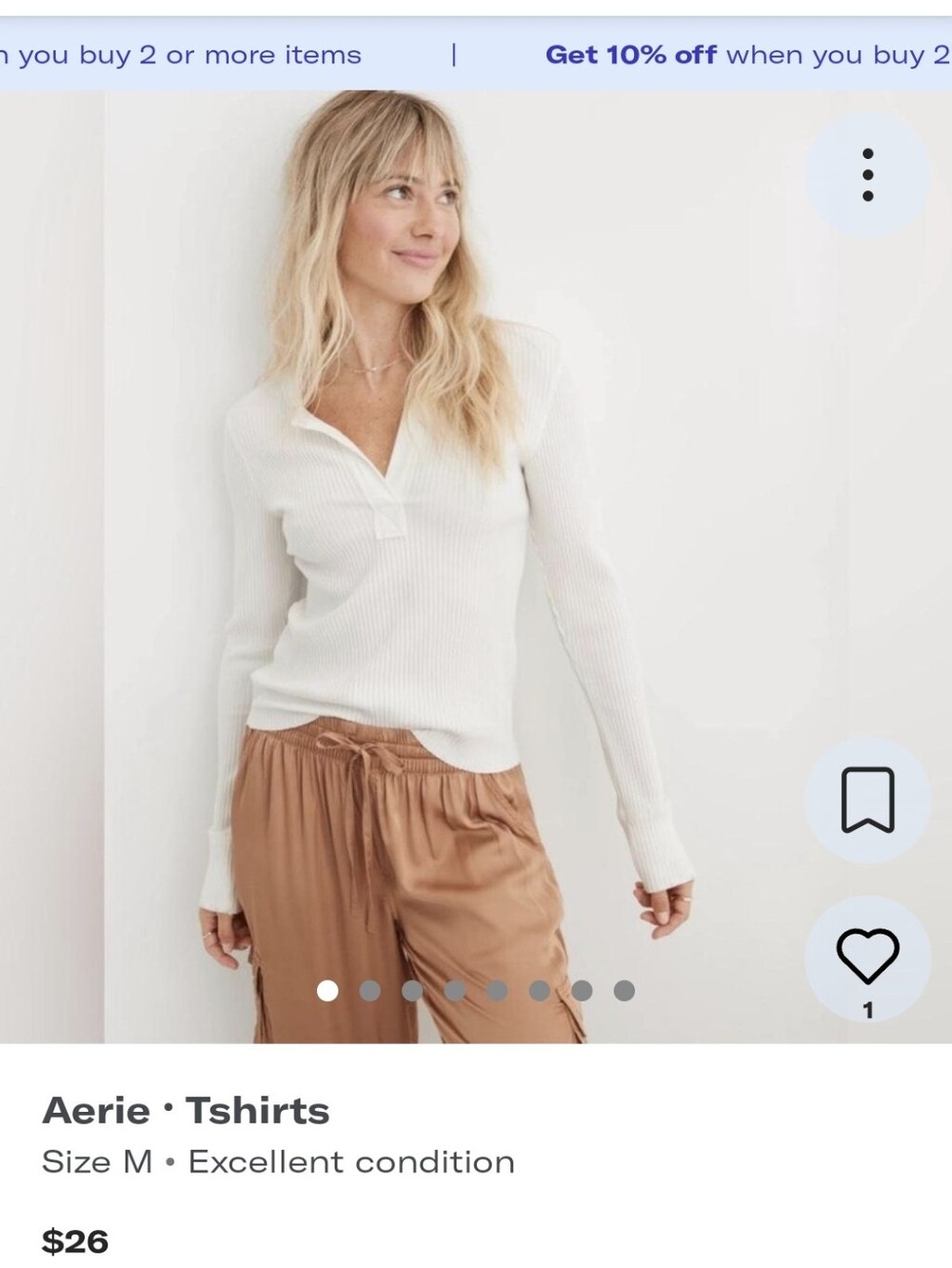Ribbed Pink Button-Front Polo Cardigan Sweater